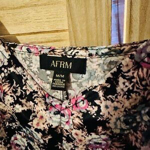 AFRM Multicolor Floral Dress